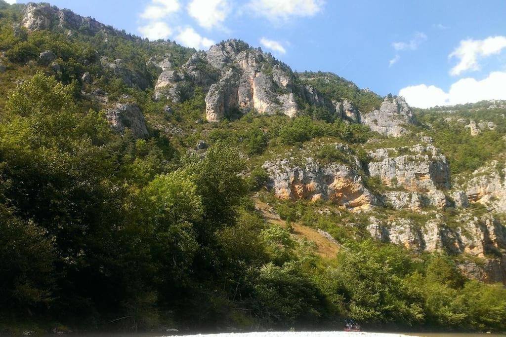 Proche D'Uzes La Terrasse Du Soleil Levant Collias Bagian luar foto
